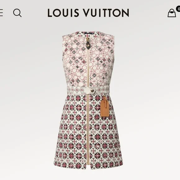 White louis cheap vuitton dress